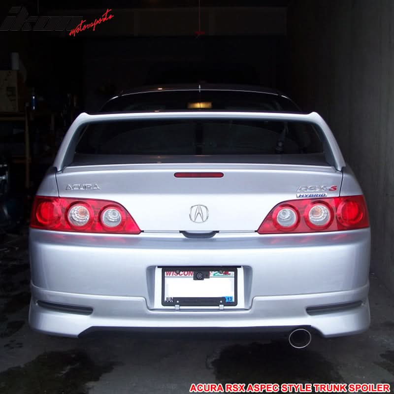 2002-2006 Acura RSX Aspec Style Rear Trunk Spoiler Deck Wing Lid ABS