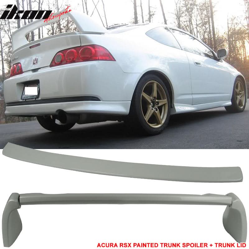 2002-2006 Acura RSX T-R Aspec Painted #NH624P Rear Spoiler Wing + Lid