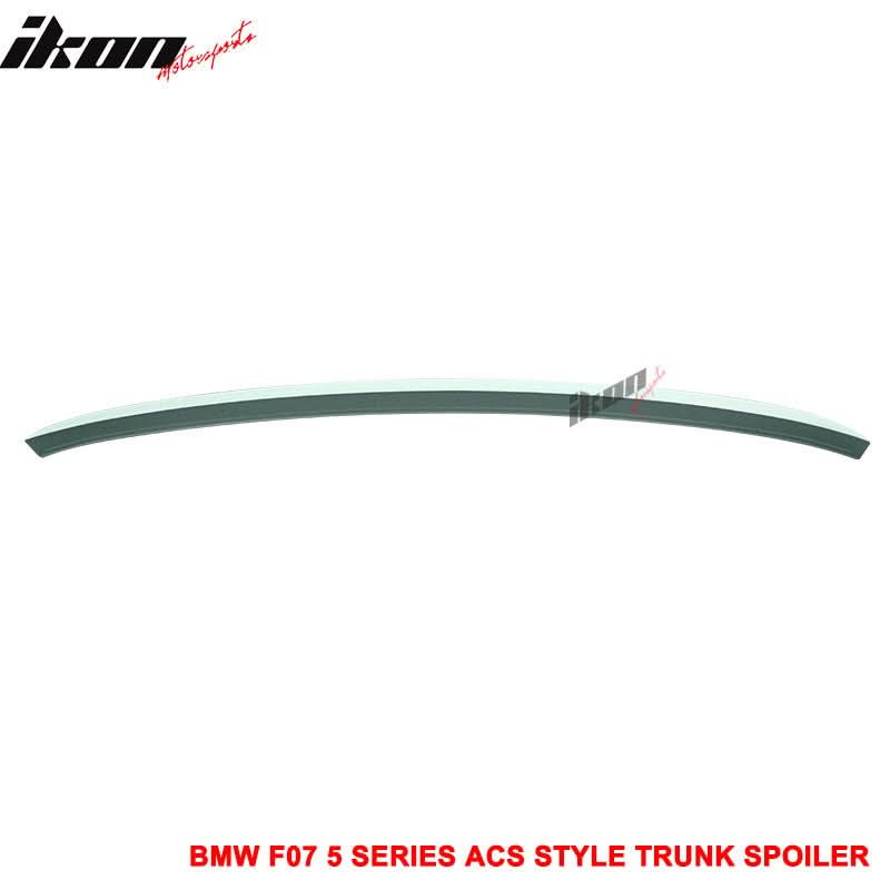 2010-2015 BMW F07 535i GT Hatchback A Style Unpainted Roof Spoiler ABS