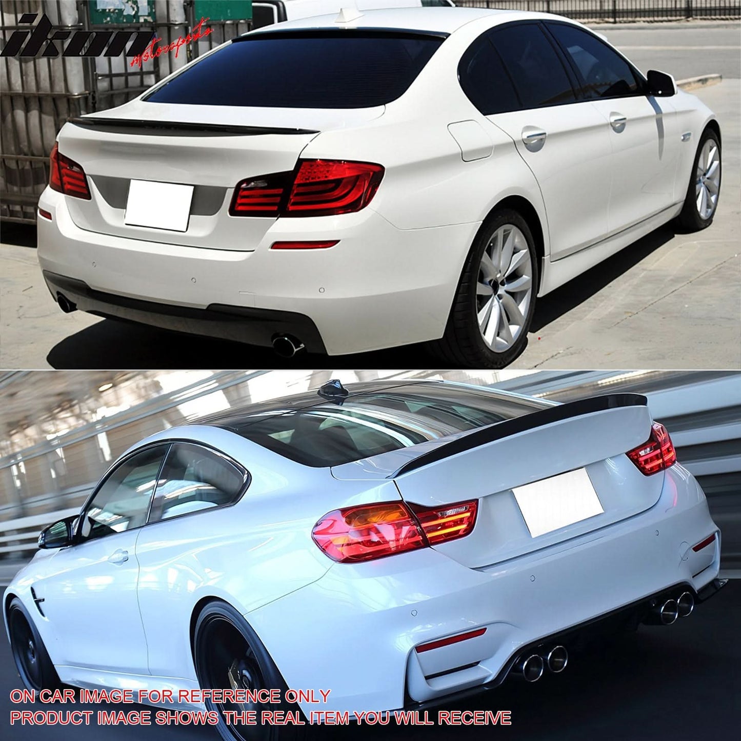 2011-2017 BMW F10 5-Series M5 Style Rear Spoiler Wing ABS Painted