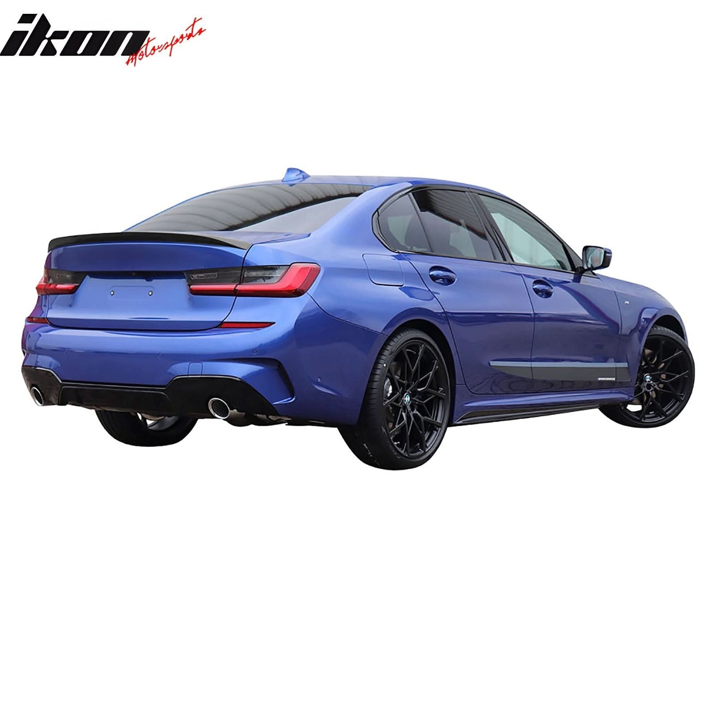 2019-2024 BMW G20 3 Series W93 Brilliant White Matte Trunk Spoiler ABS