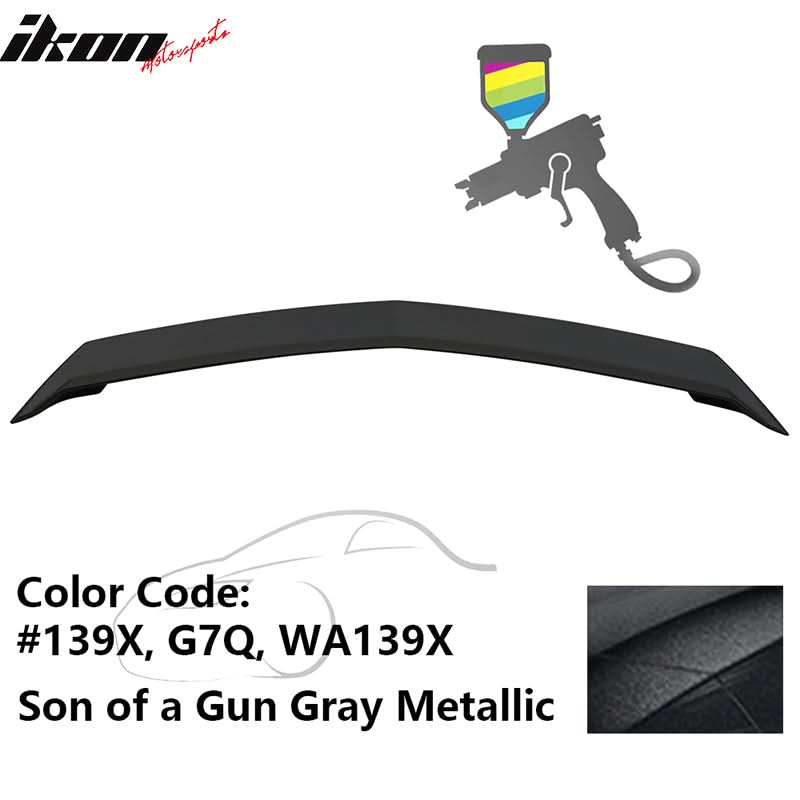 2016-2019 Cadillac ATS Sedan V Style Trunk Spoiler Wing ABS