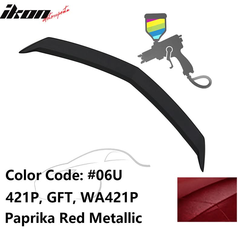 2016-2019 Cadillac ATS Sedan V Style Trunk Spoiler Wing ABS