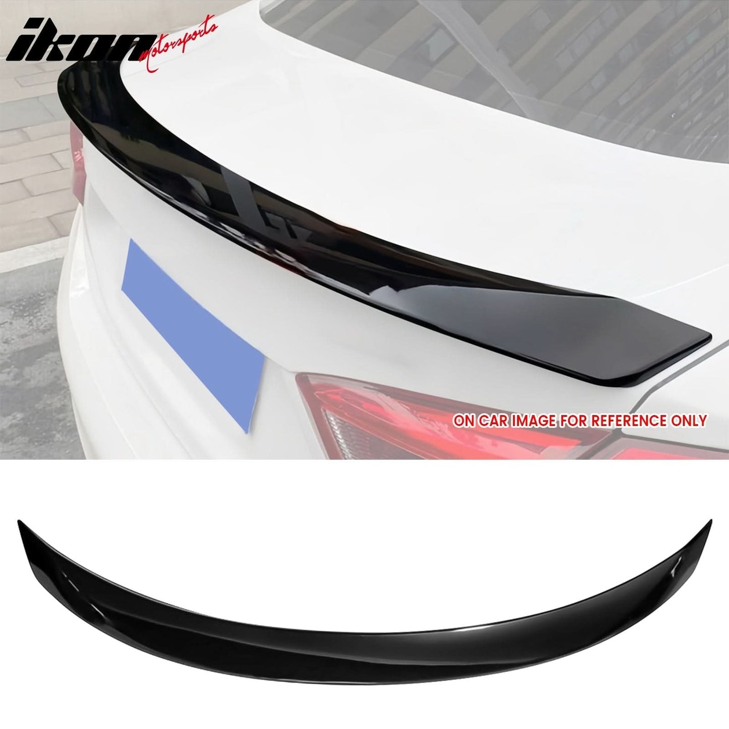 2016-2019 Chevrolet Cruze Sedan Rear Trunk Spoiler Wing ABS