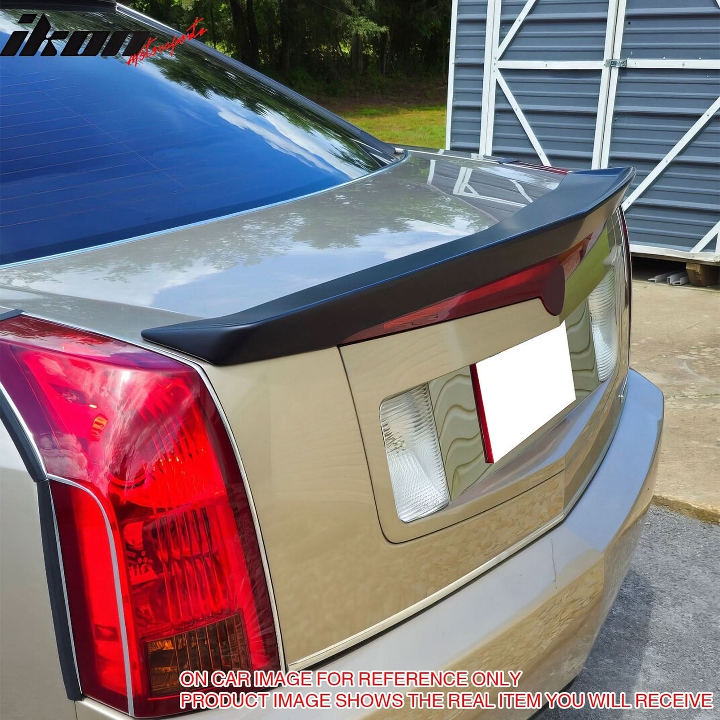 2003-2007 Cadillac CTS Sedan Painted Color ABS Rear Trunk Spoiler Wing
