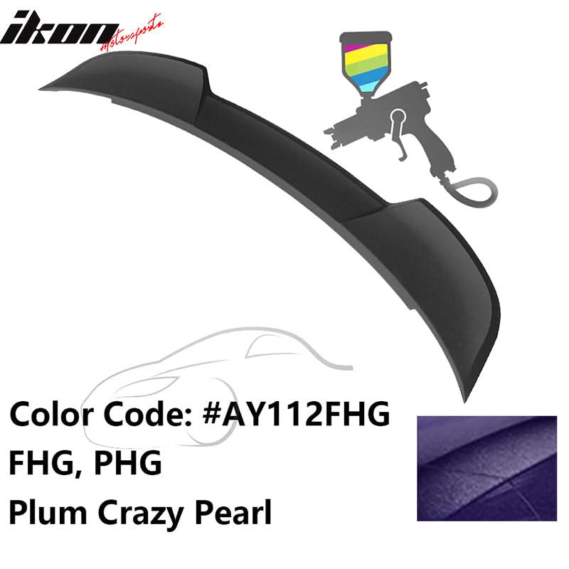 2015-2023 Dodge Charger Rear Spoiler SRT Style Painted Spoiler Lip ABS