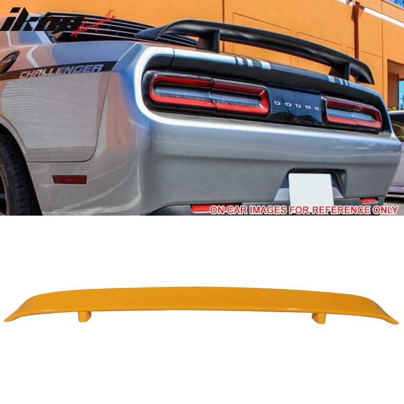 2008-2023 Dodge Challenger Painted Color ABS Rear Trunk Spoiler Wing