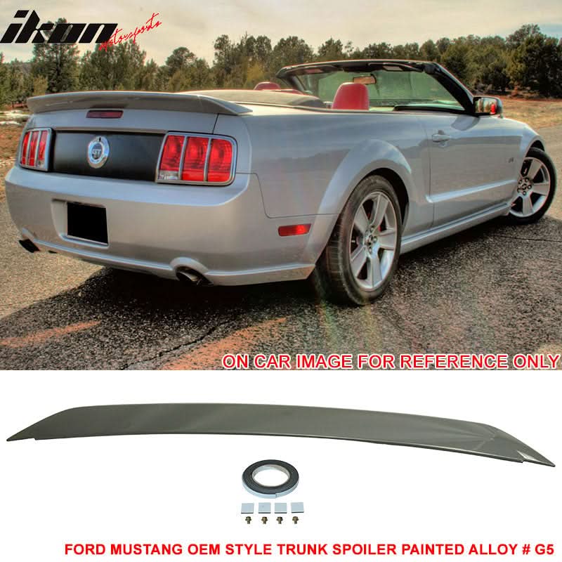 2005-2009 Ford Mustang Rear Trunk Spoiler Ducktail Wing Lip ABS