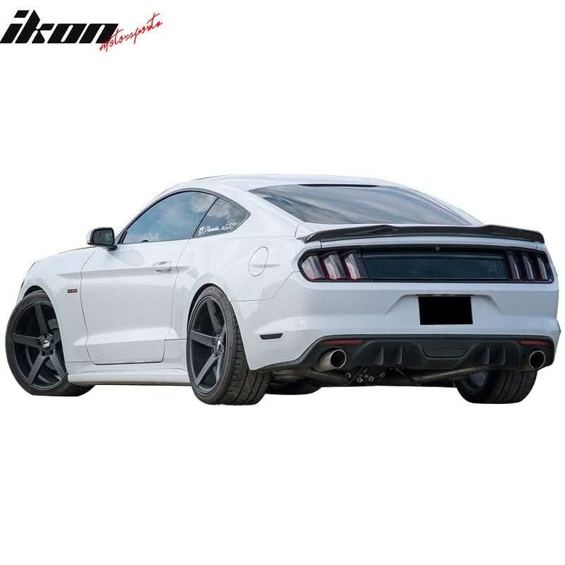 15-23Â  Ford Mustang H High Kick V Rear Spoiler Wing Matte Carbon Fiber