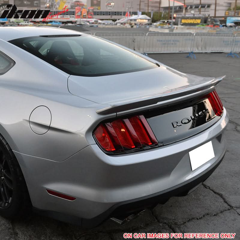 Fits 15-23 Ford Mustang Coupe Rear Spoiler Wing #G1 - Absolute Black
