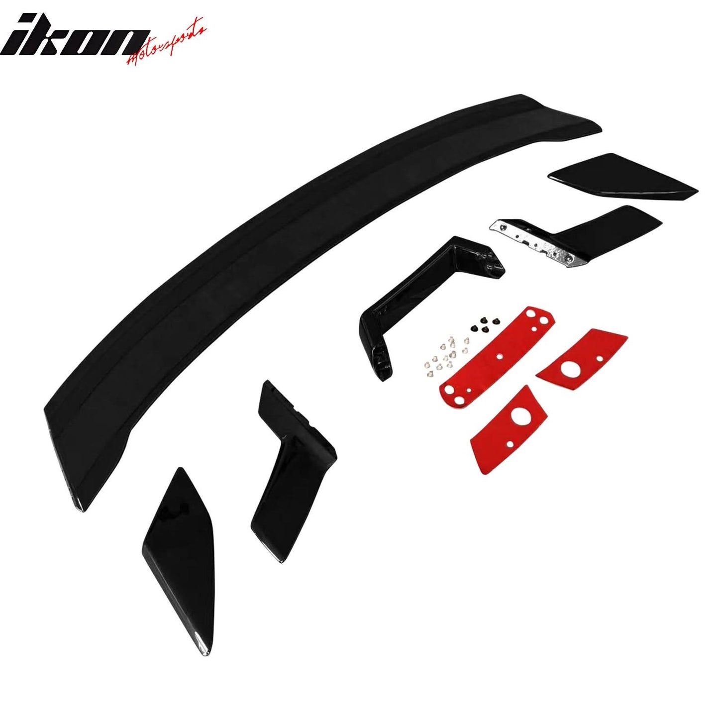 2024-2025 Ford Mustang Dark Horse Gloss Trunk Spoiler W/ Gurney Glap