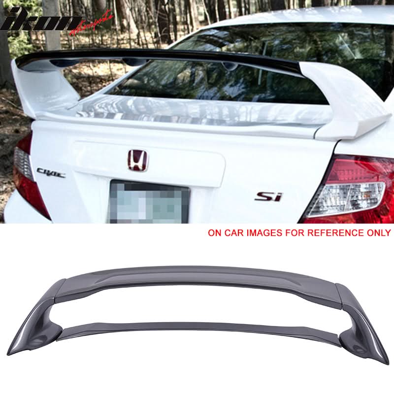 2012-2015 Honda Civic Sedan Mugen Style Painted Trunk Spoiler Wing
