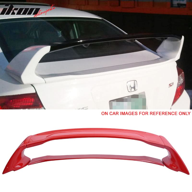 2012-2015 Honda Civic Sedan Mugen Style Painted Trunk Spoiler Wing