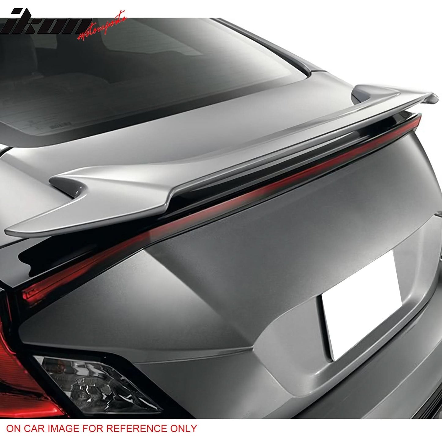 2016-2020 Honda Civic OE #NH731P Crystal Black Pearl Trunk Spoiler ABS