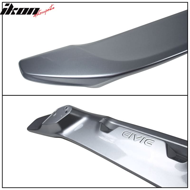 2016-2021 Honda Civic X Sedan Trunk Spoiler with LED Brake Light ABS