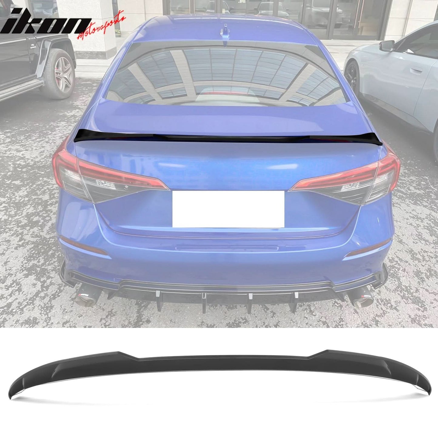 2022-2024 Civic FE-C Style Matte Black Bodykit (Front Rear Trunk Side)