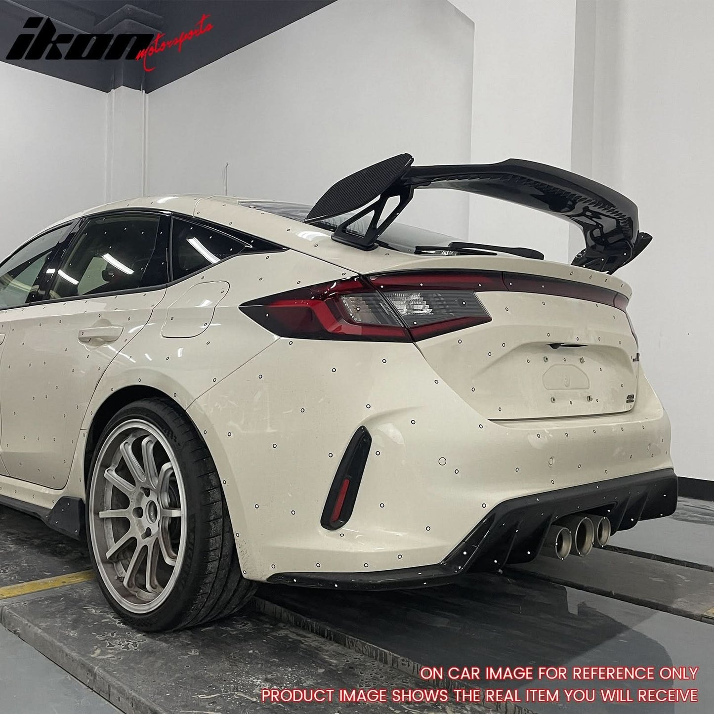 2023-2025 Civic Type R OE Style Honeycomb Carbon Fiber Trunk Spoiler