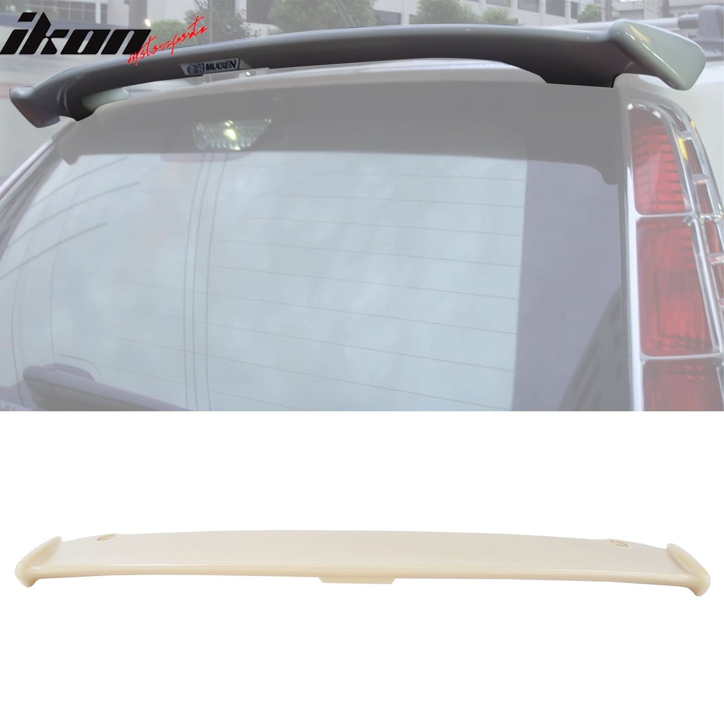 2012-2016 Honda CR-V CRV Mugen Style Unpainted Beige Roof Spoiler ABS