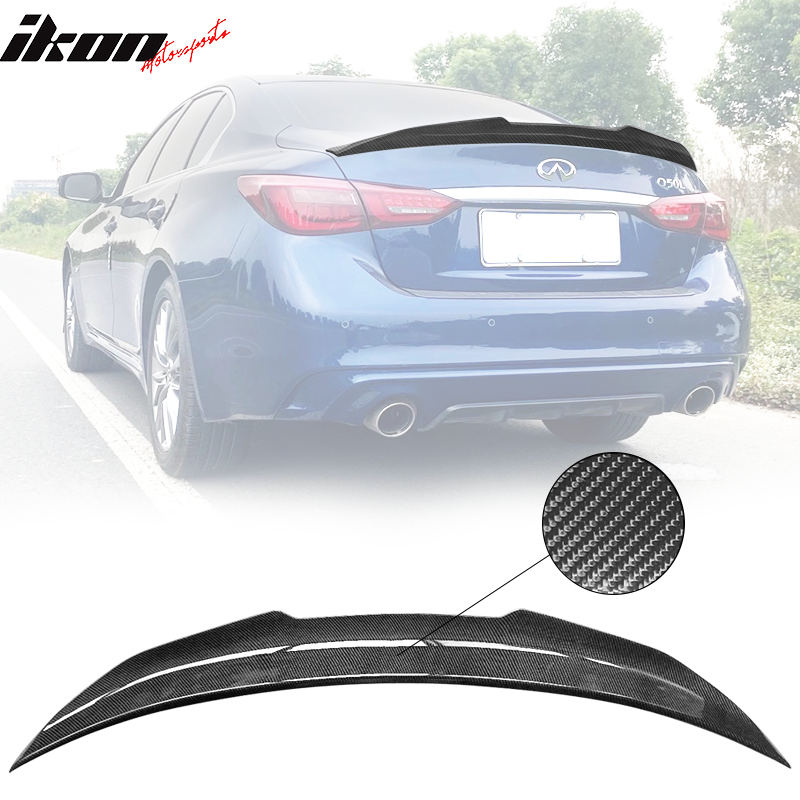 2014-2024 Infiniti Q50 Lip Duckbill Spoiler Wing ABS
