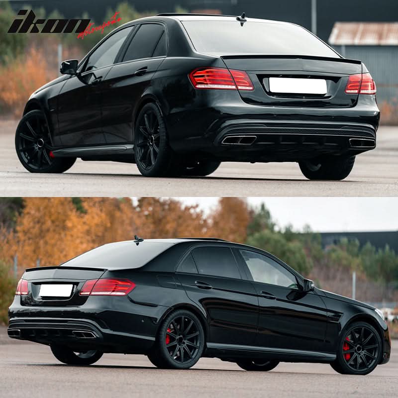 2010-2012 Mercedes Benz W212 Euro Style Unpainted Rear Spoiler Wing PU