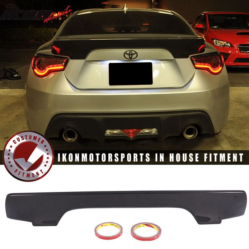 2013-2020 Scion FRS/Subaru BRZ/Toyota 86 GR Trunk Spoiler Carbon Fiber