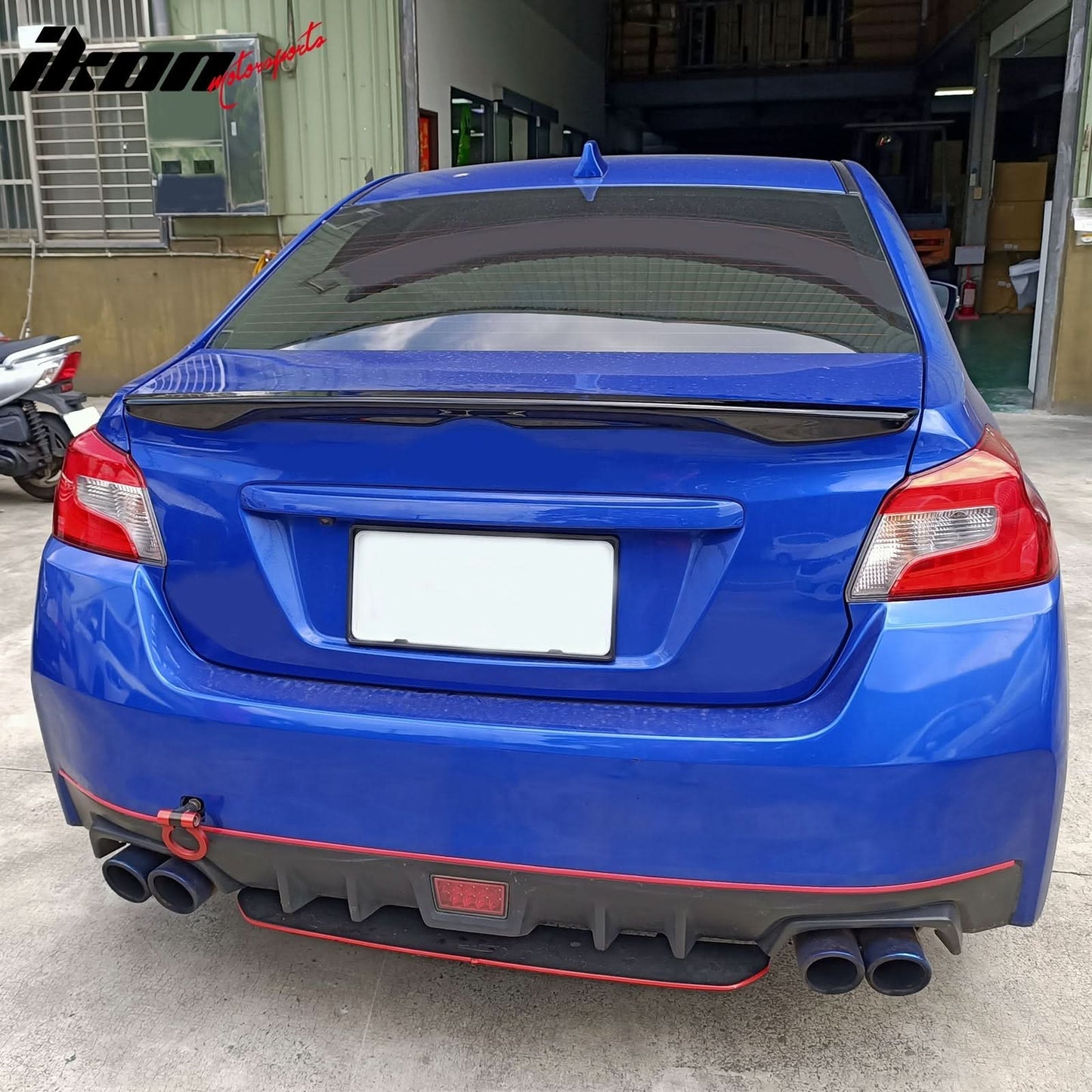2015-2021 Subaru WRX D2 Style Gloss Black Rear Trunk Spoiler ABS