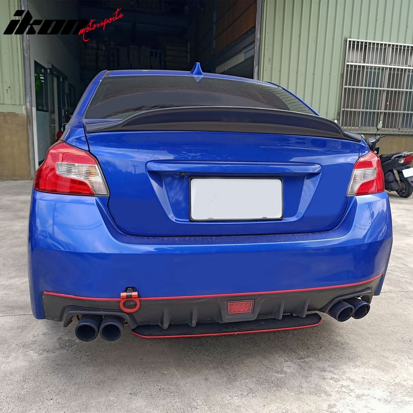 2015-2021 Subaru WRX PSM Unpainted Black Rear Trunk Spoiler ABS