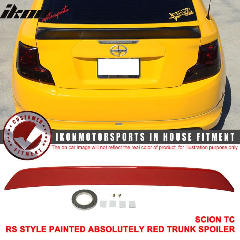 2011-2016 Scion TC RS Style Painted ABS Rear Trunk Spoiler Wing