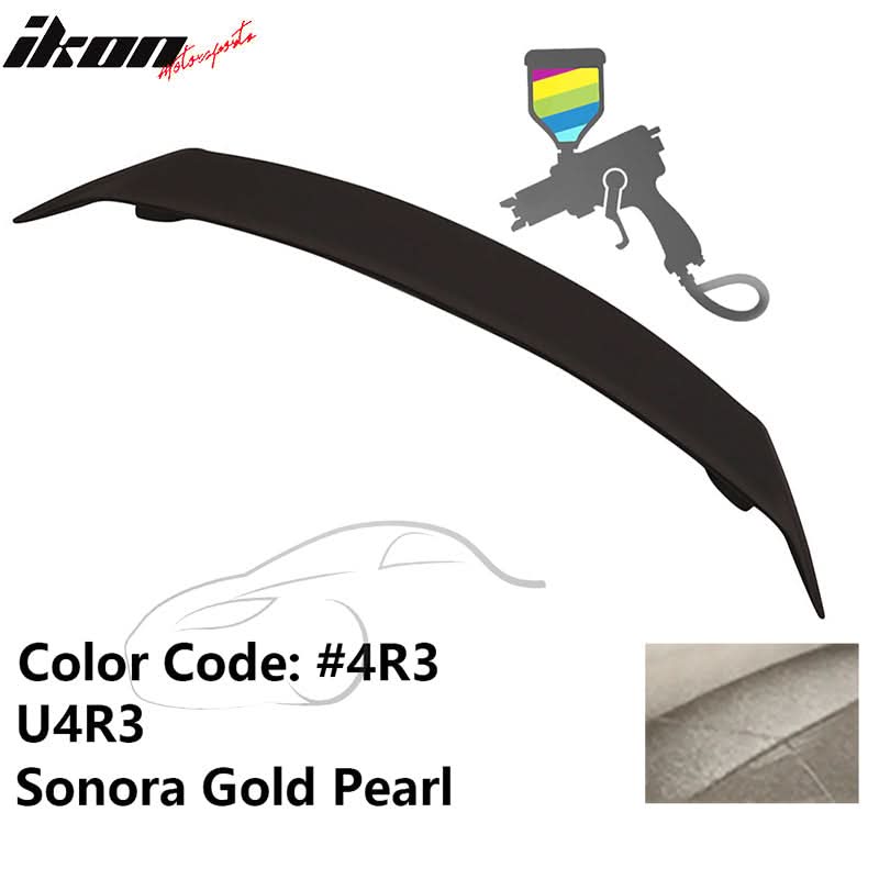 2007-2011 Toyota Camry JDM Style LED Rear Trunk Lip Wing Spoiler ABS