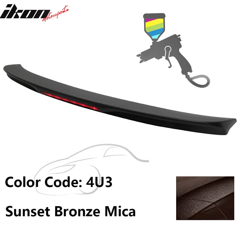 2014-2019 Toyota Corolla OEM Style Trunk Spoiler ABS Painted