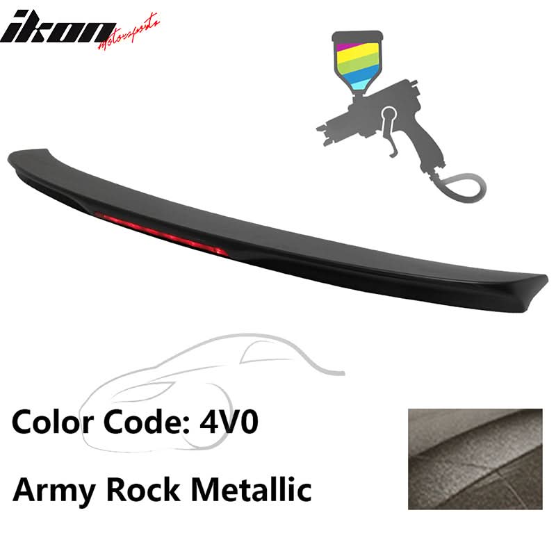 2014-2019 Toyota Corolla OEM Style Trunk Spoiler ABS Painted