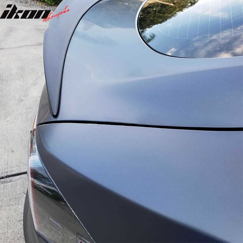 2012-2025 Tesla Model S Rear Spoiler Wing V Style Carbon Fiber