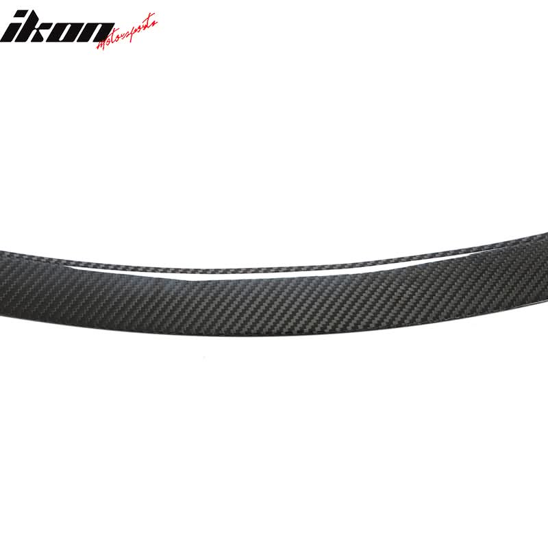 2012-2023 Tesla Model S Gloss Black Rear Spoiler Wing Dry Carbon Fiber