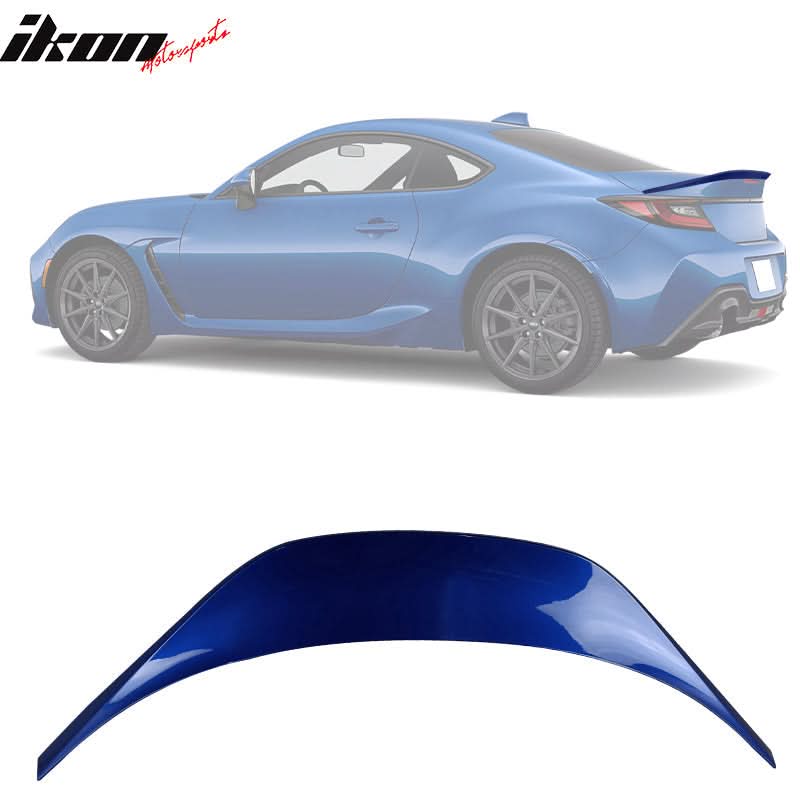 2022-2025 Subaru BRZ GR86 #K7X Blue IKON Roof + TRD Trunk Spoiler ABS