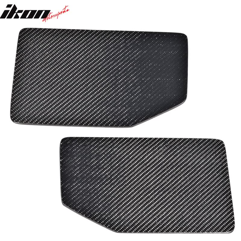 Universal V1 GT Carbon Fiber Rear Spoiler Wing Side Plate Add On