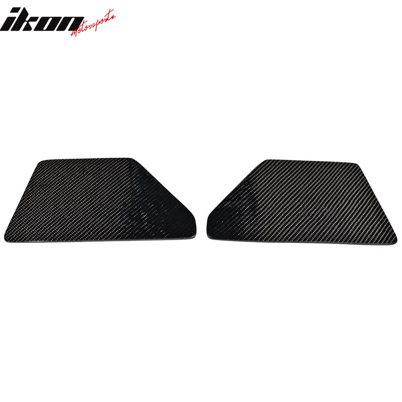 Universal V2 GT Carbon Fiber Rear Spoiler Wing Side Plate Add On