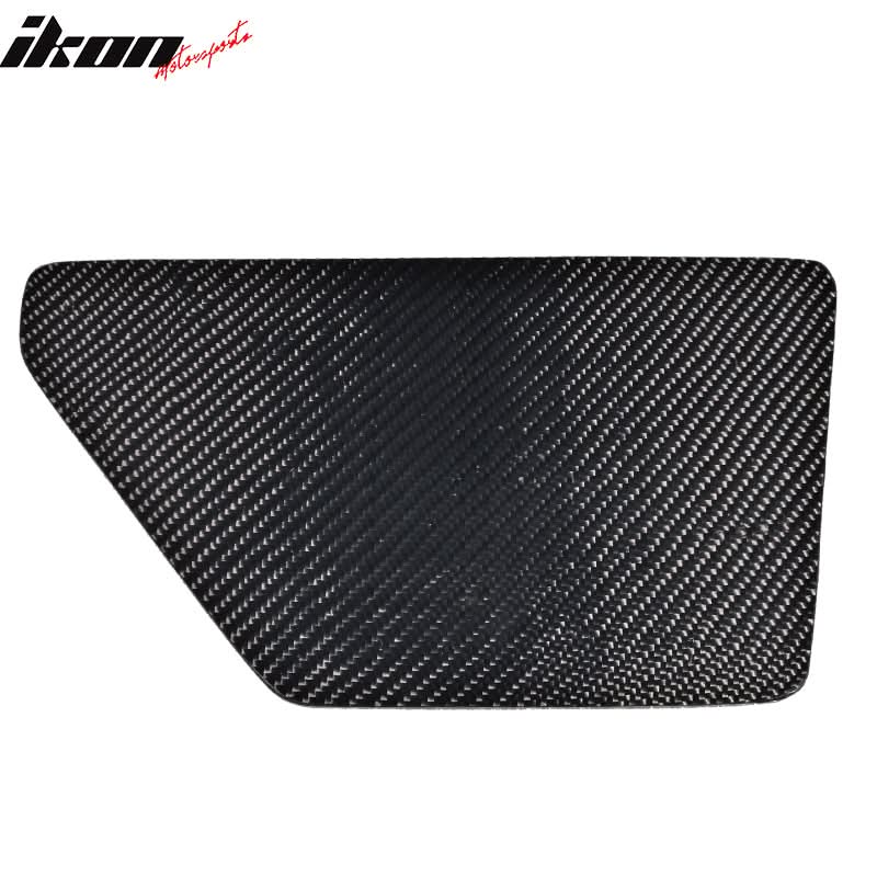 Universal V2 GT Carbon Fiber Rear Spoiler Wing Side Plate Add On