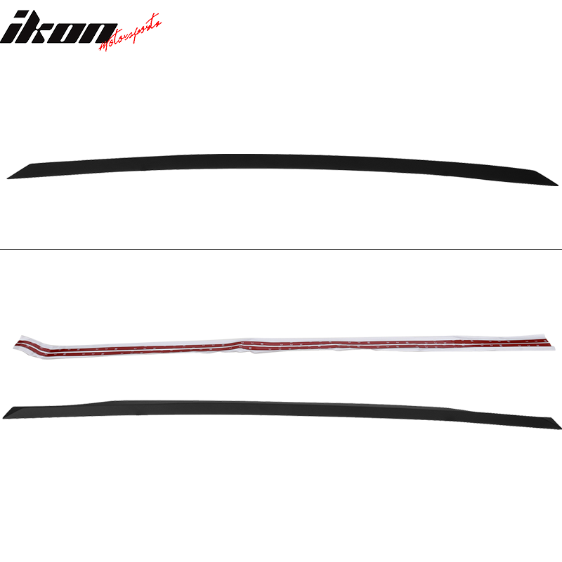 2008-2014 Subaru WRX STI Matte Black Top Gurney Flap Trunk Spoiler FRP