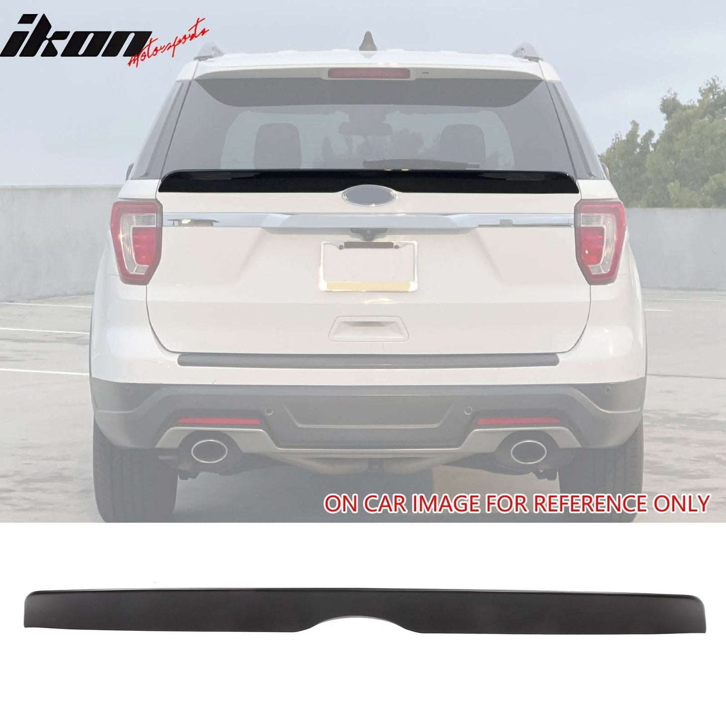 2016-2019 Ford Explorer Duckbill Style Middle Spoiler ABS