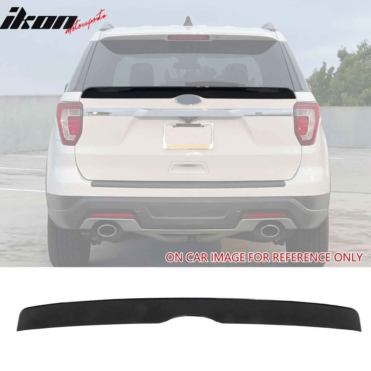 2016-2019 Ford Explorer Duckbill Style Middle Spoiler ABS