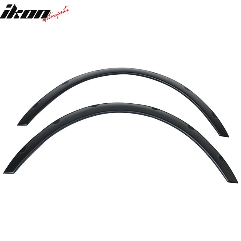 Universal Matte Black 2PCS 50mm Thickness Fender Flares Wheel Cover PU