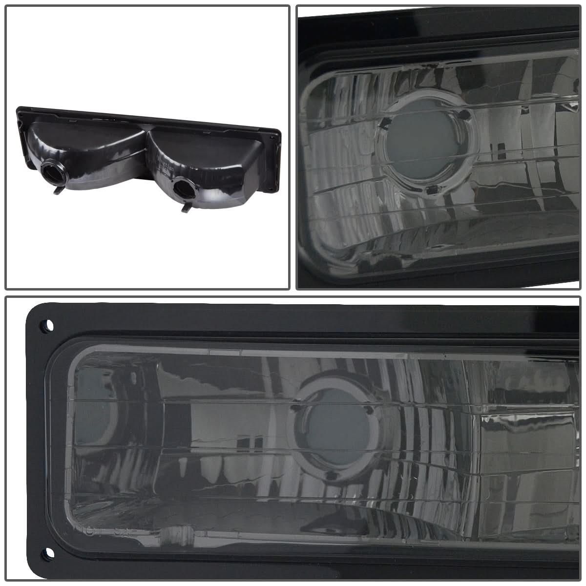 94-98 Chevrolet C10 Smoke Bumper Lights - 2PC
