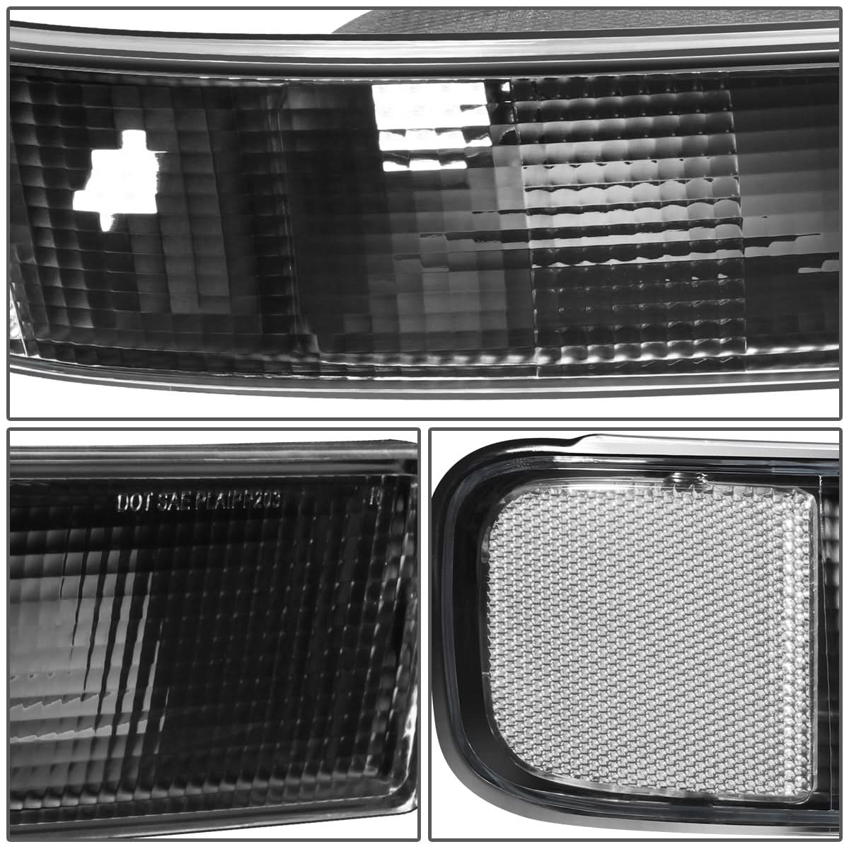 03-23 Chevrolet Express / GMC Savana Black Bumper Lights