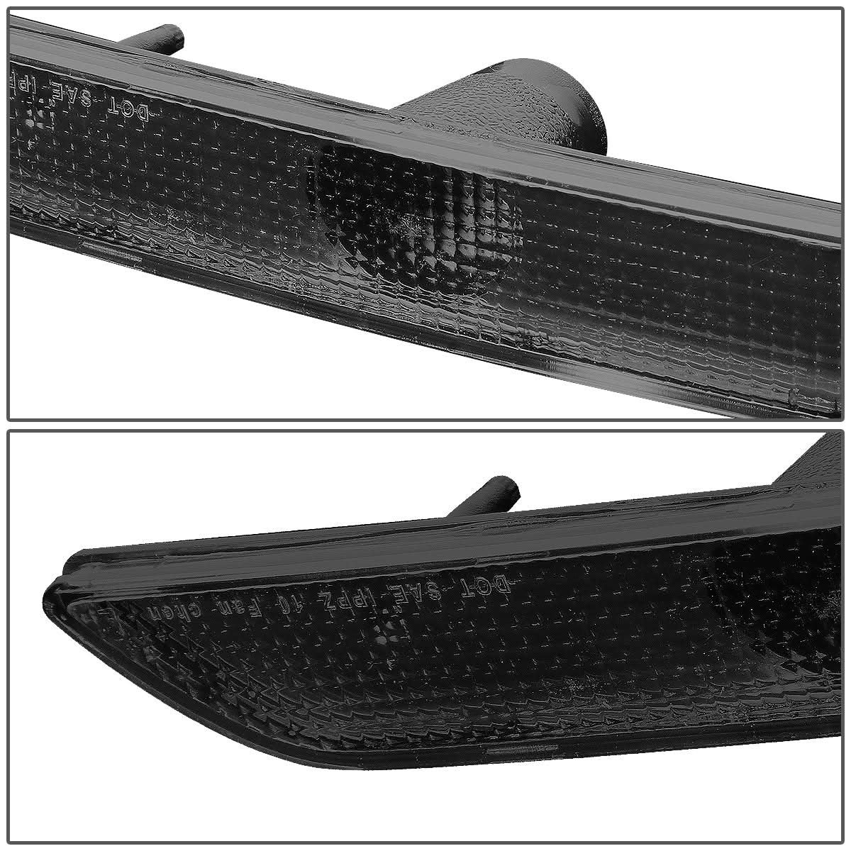 2010-2014 Ford Mustang Black Bumper Lights