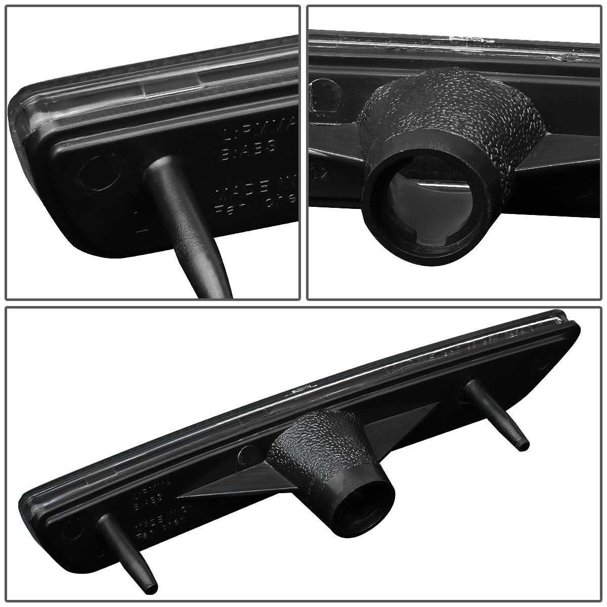 2010-2014 Ford Mustang Black Bumper Lights