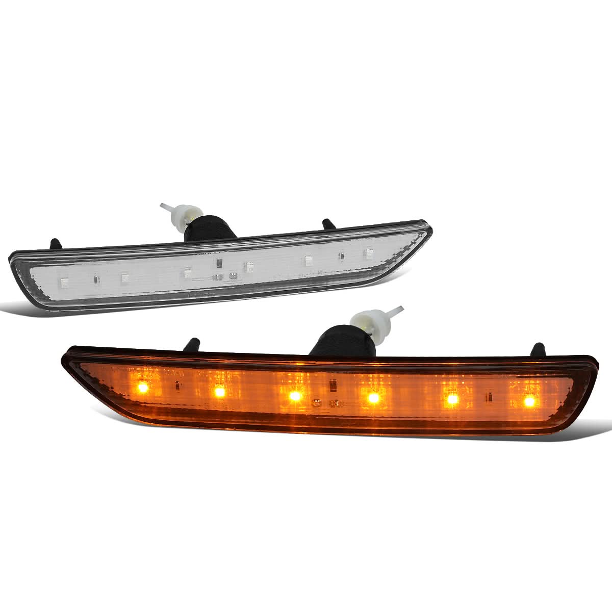 10-14 Ford Mustang LED Bumper Lights - Clear