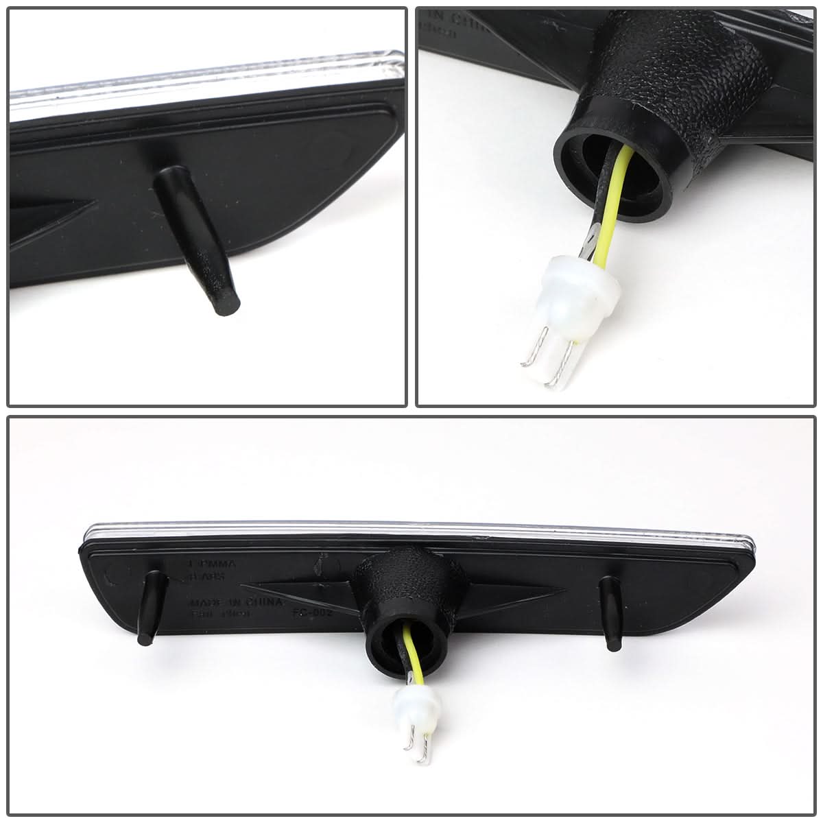 10-14 Ford Mustang LED Bumper Lights - Clear