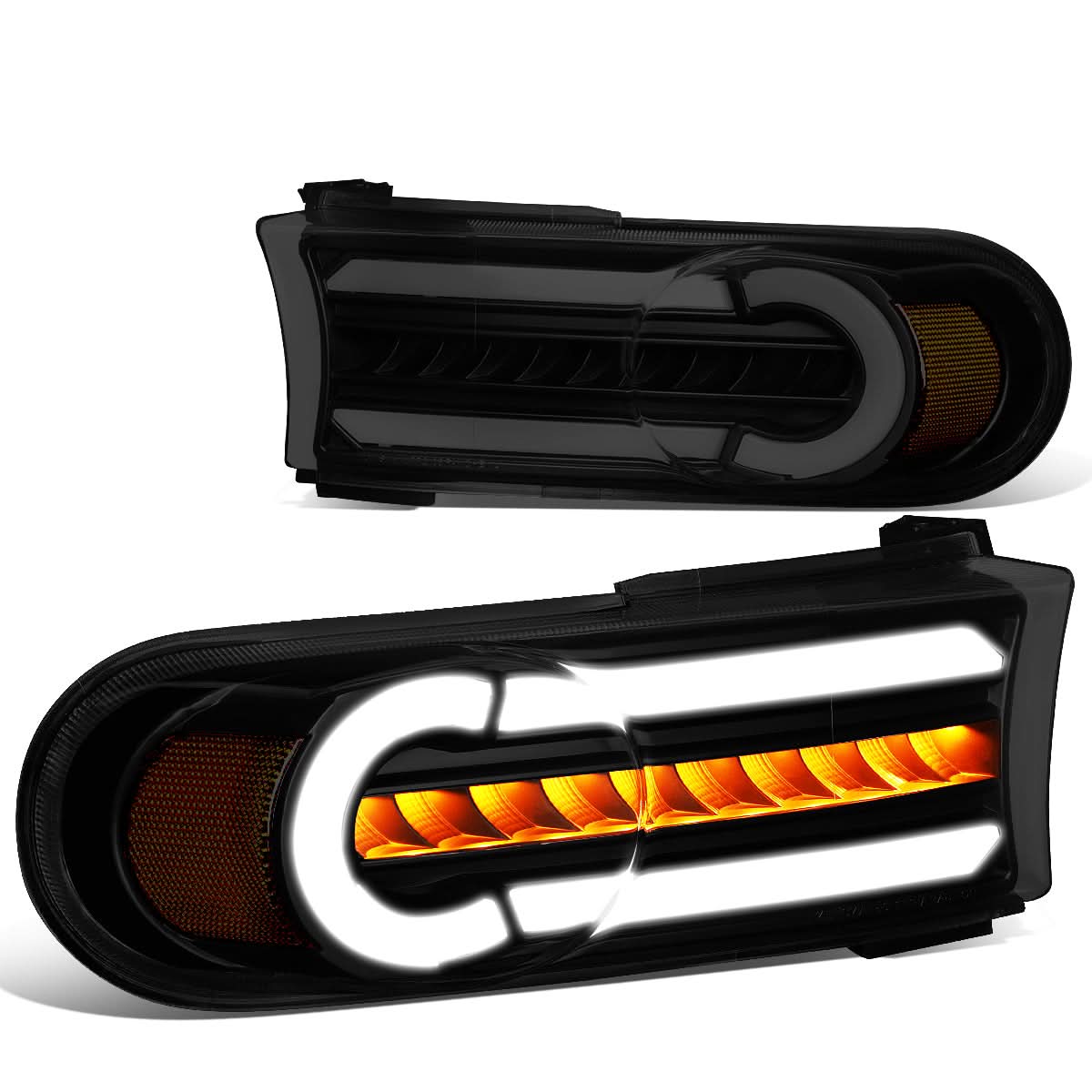 07-14 Toyota FJ Cruiser 3D LED DRL Bumper Lights 2PC Smoke