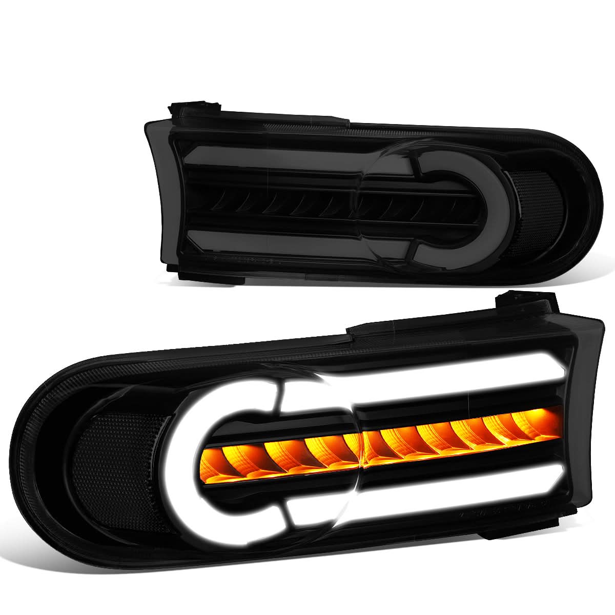 07-14 Toyota FJ Cruiser 3D LED DRL Bumper Lights - Black/Smoke/Clear