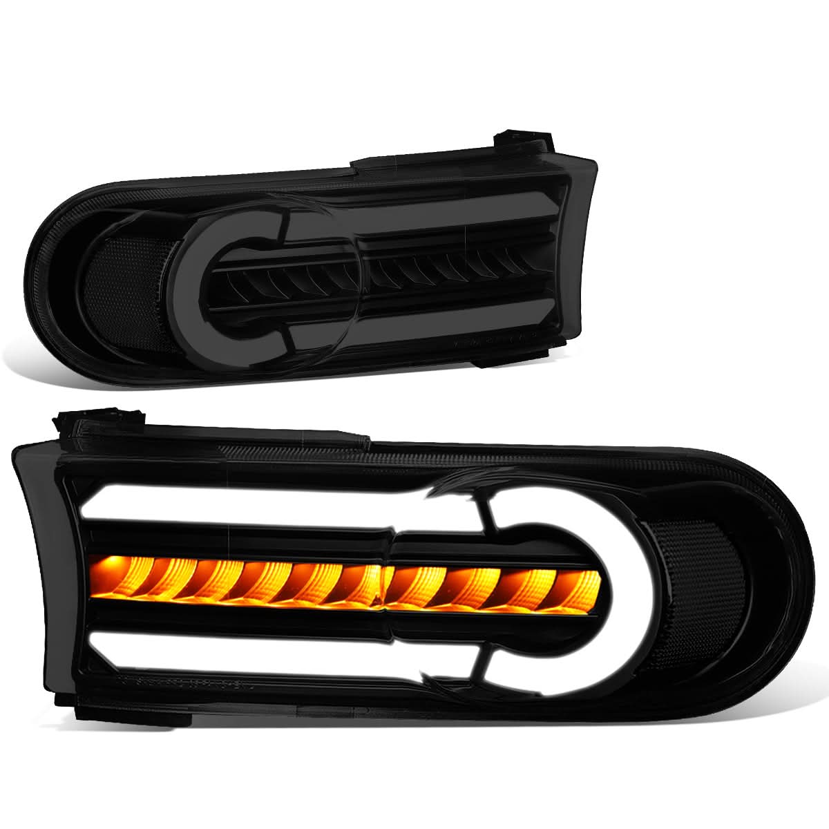07-14 Toyota FJ Cruiser 3D LED DRL Bumper Lights - Black/Smoke/Clear
